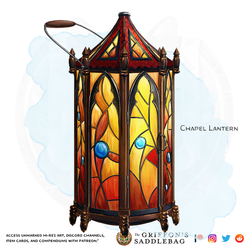 Chapel Lantern - https://www.patreon.com/the_griffons_saddlebag